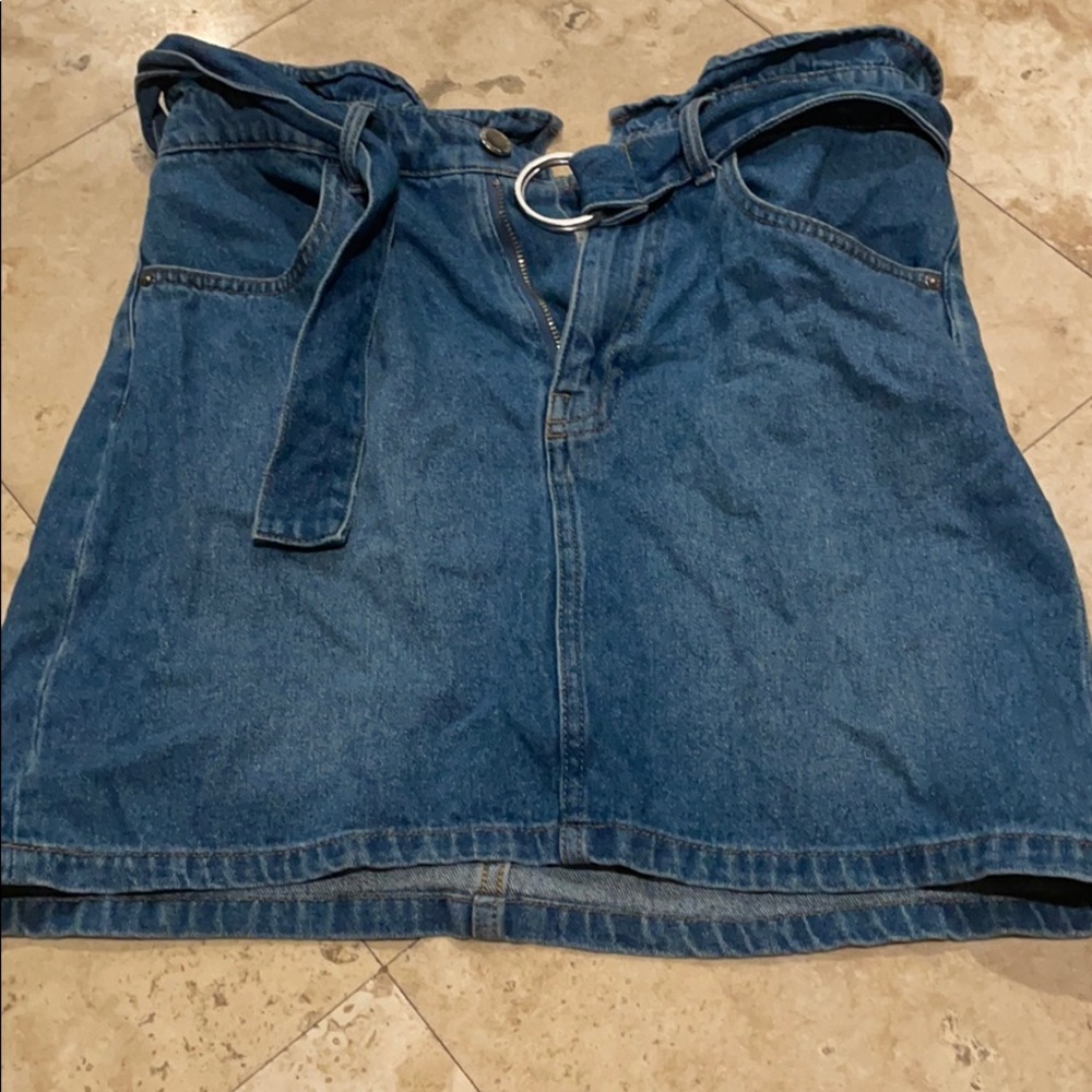 Paperbag skirt